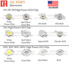 1W 3W 5W 10W 50W 100W High power SMD Chip LED COB White Blue Red Light Beads  picture