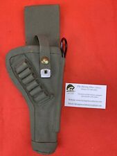 Original WW2 Canadian Issued Webley/Enfield Revolver Canvas Tanker Holster  picture