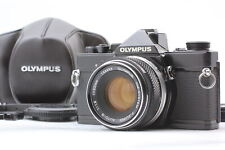 N MINT w/ Case - Olympus OM-1 Black Film Camera F.ZUIKO 50mm f/1.8 From JAPAN picture