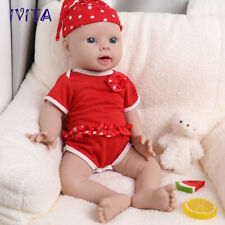 20''Lifelike Cute Laughing Girl Baby Silicone Reborn Baby Doll Pretty Infant picture
