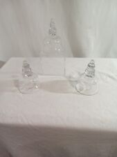 Antique 19th century hand blown glass Suction cup - Cupping glasses Set Of 3 picture