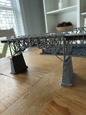 HO Scale Arch Truss Bridge 13 Inches With Support Piers “unassembled Kit” picture