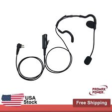 Single-Muff (Left Ear) Headset w/ PTT Mic for Motorola Radios CP180 200 CLS1110 picture
