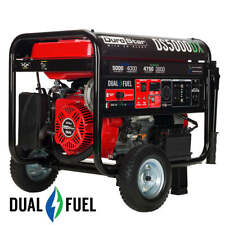 DuroStar DS5000DX 5000W/4000W 224cc Electric Start Dual Fuel Portable Generator picture