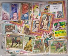 Huge Collection 1000 Worldwide Mint All Different Stamp Lot Large & Small picture