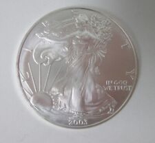 2003 Walking Liberty United States of America 1 oz Fine Silver Dollar Coin Cased picture