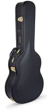 Crossrock 4/4 Full Size Classical Guitar Case, Arch-top Wooden Hardshell, Black picture
