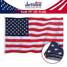 American Flag 5x8ft US USA Banner EMBROIDERED Stars 3 Pc Grommet 420D picture