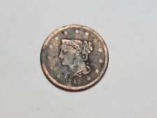 1842 Braided Hair Large Cent  picture