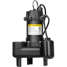 1 HP Submersible Cast Iron Sewage Pump 5220 GPH Float Switch Sump Pump Basement picture