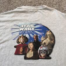 Vintage 90s Star Wars T-Shirt Size XL Phantom Menace Episode 1 Pepsi Movie Promo picture