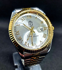 Gorgeous Pierre Lucerne Jubilee Band Fluted Bezel President Date Just Mens Watch picture