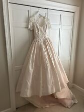 vintage 1993 priscilla of boston wedding dress-pristine-size 2 picture