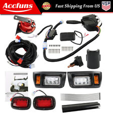 For Club Car DS 1993-UP Golf Cart LED Headlight and Tail Light Kit picture