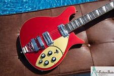 2000 Aria Pro II R620 Candy Apple Red- w Rickenbacker Truss Rod Cover - MINT picture