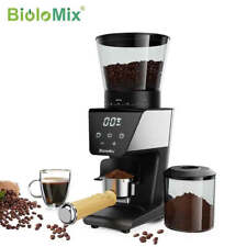 BioloMix Automatic Burr Mill Electric Coffee Grinder with 30 Gears for Espresso picture