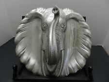 Vtg - Arthur Court 2 Sided Elephant Plate Serving Platter Stamped Signed 1987 picture