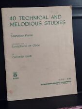 Saxophone Oboe Music Book 40 Technical Studies Parisi SOUTHERN MUSIC picture