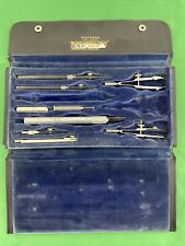 Vintage DIETZGEN 'Reliance' Department of Agriculture Drafting Tool Set w/ Case picture
