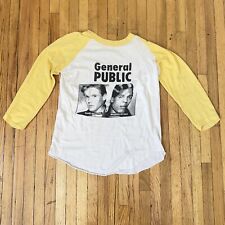 Vintage 1985 General Public Band Single Stitch T Shirt XS picture