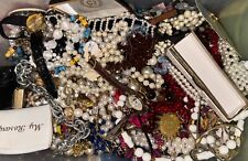 Vintage Jewelry Estate Clean Out Lot 15 Lbs Mixed Watches Bracelets Necklaces picture