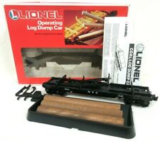 Lionel 6-16604 New York Central Operating Log Dump Car Tray Load & More Boxed picture