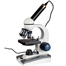 Amscope 40X-400X Portable Student Compound LED Microscope w/ Digital Camera  picture