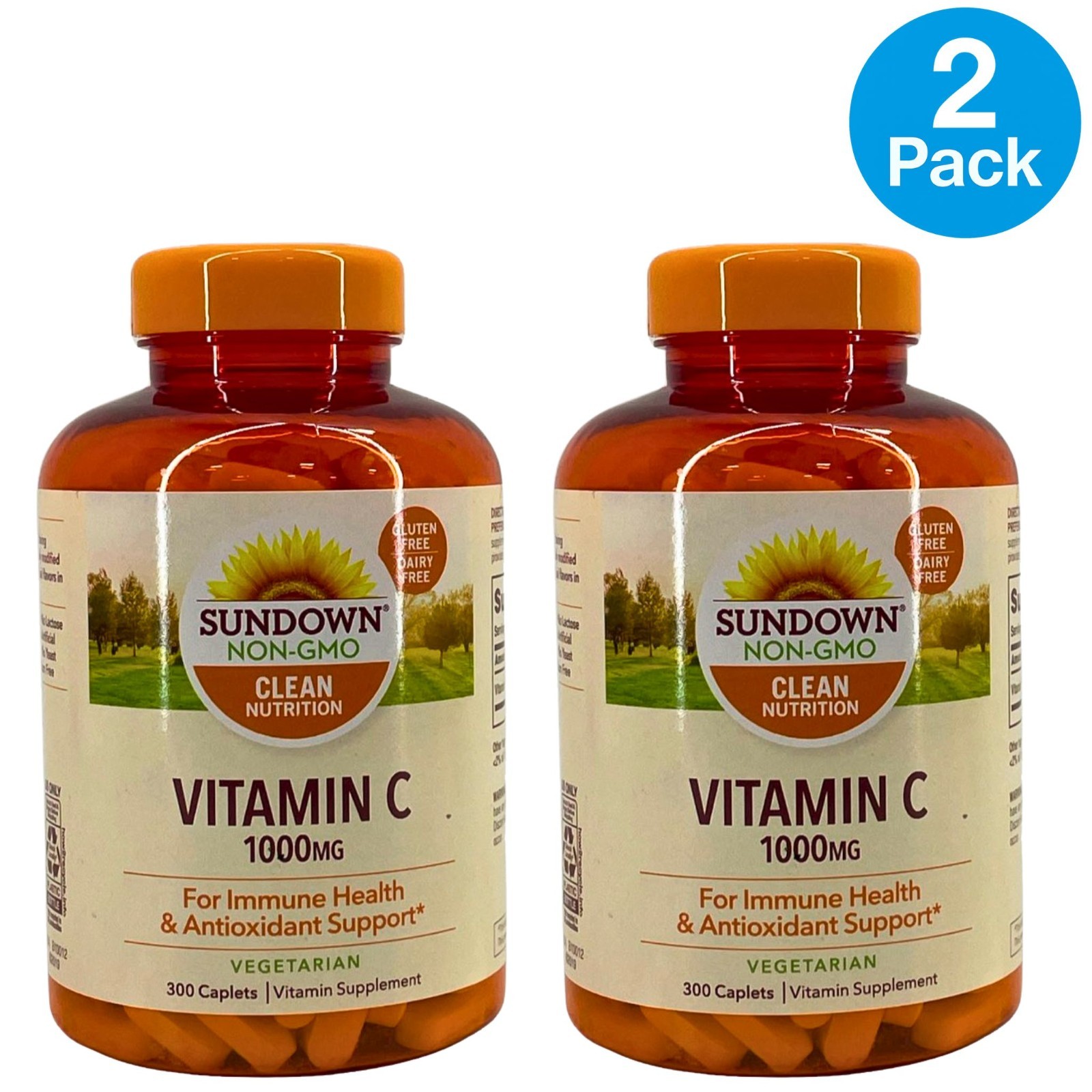 Sundown Vitamin C Supplement Caplets Vegetarian 1000 mg 300ct Exp 10/26 Sundown Vitamin C Supplement Caplets Vegetarian 1000 mg 300ct Exp 10/26