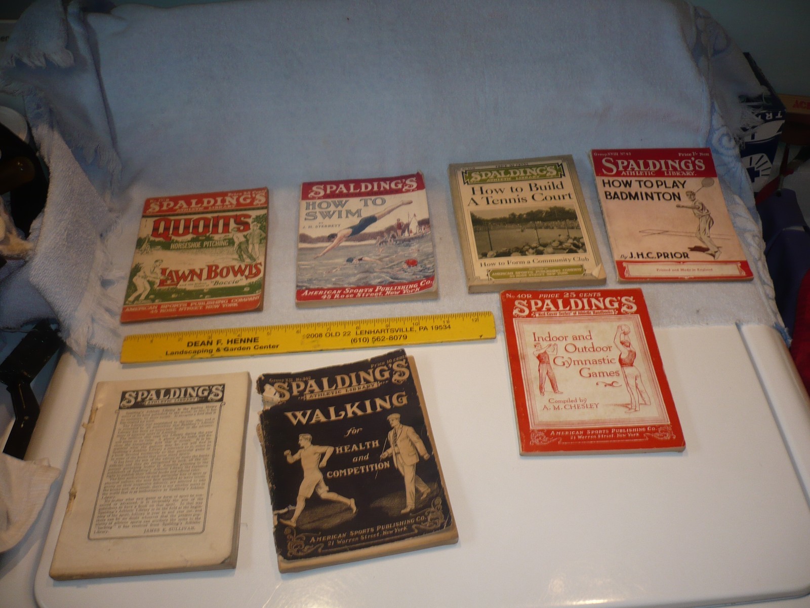 1928 Spalding’s Athletic Library Quoits and Horseshoe Pitching Guide and others 1928 Spalding’s Athletic Library Quoits and Horseshoe Pitching Guide and others