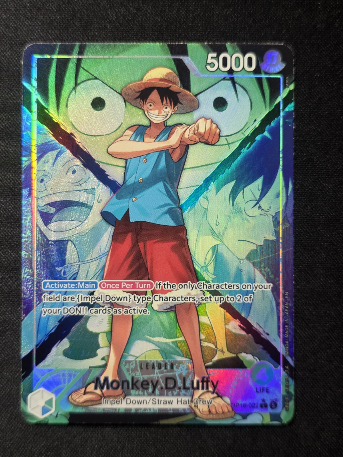 Monkey.D.Luffy (022) (Alternate Art) OP16-022 The Time of Battle Foil Monkey.D.Luffy (022) (Alternate Art) OP16-022 The Time of Battle Foil