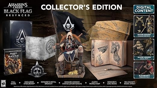 Assassins Creed Black Flag Resynced Collectors Edition PS5 Assassins Creed Black Flag Resynced Collectors Edition PS5