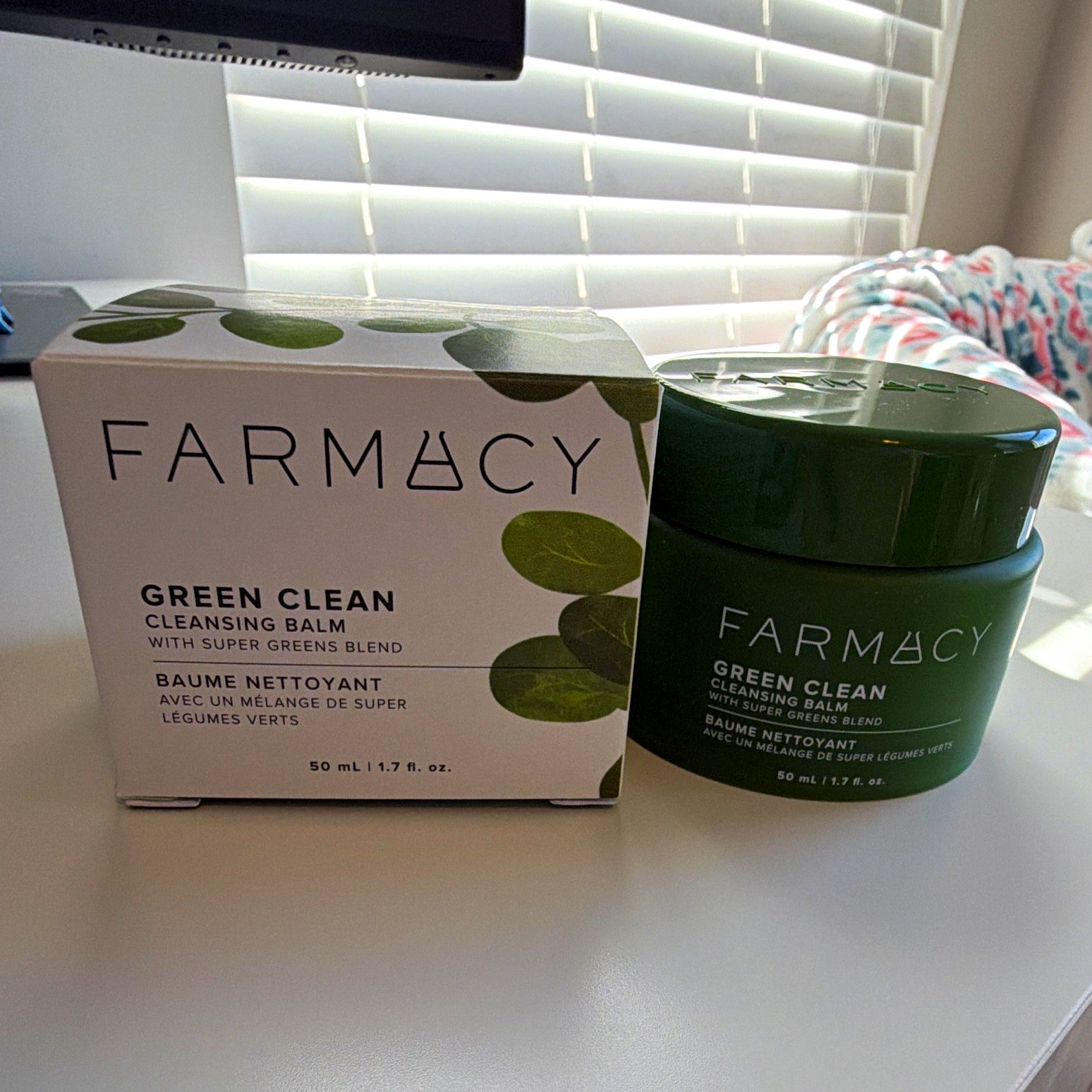 Farmacy Green Clean Cleansing Balm Makeup Remover Mini 1.7 fl oz Bergamot
