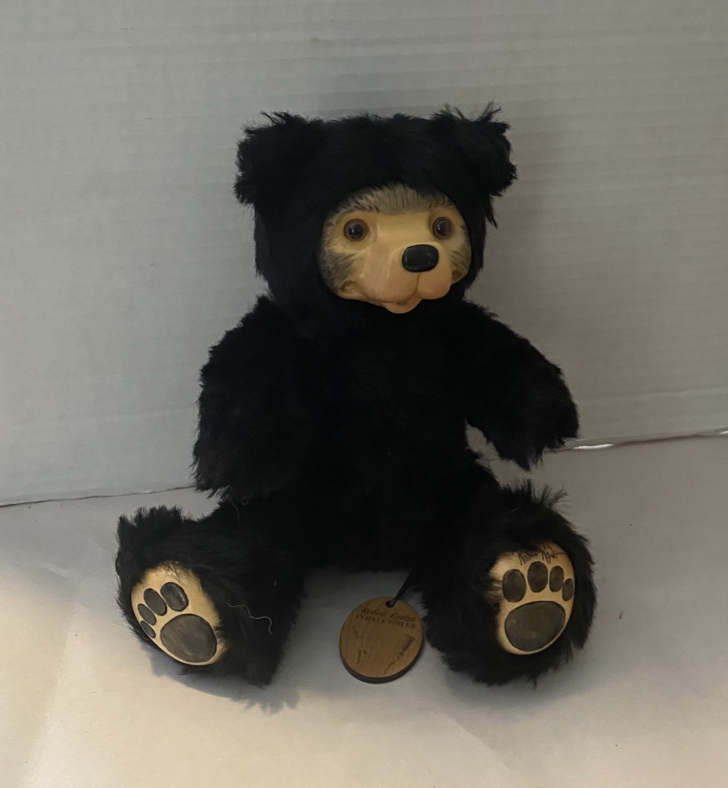 ROBERT RAIKES “Brandon” BEAR Wood Face / Paws Limited Edition 335/750 WITH TAG ROBERT RAIKES “Brandon” BEAR Wood Face / Paws Limited Edition 335/750 WITH TAG