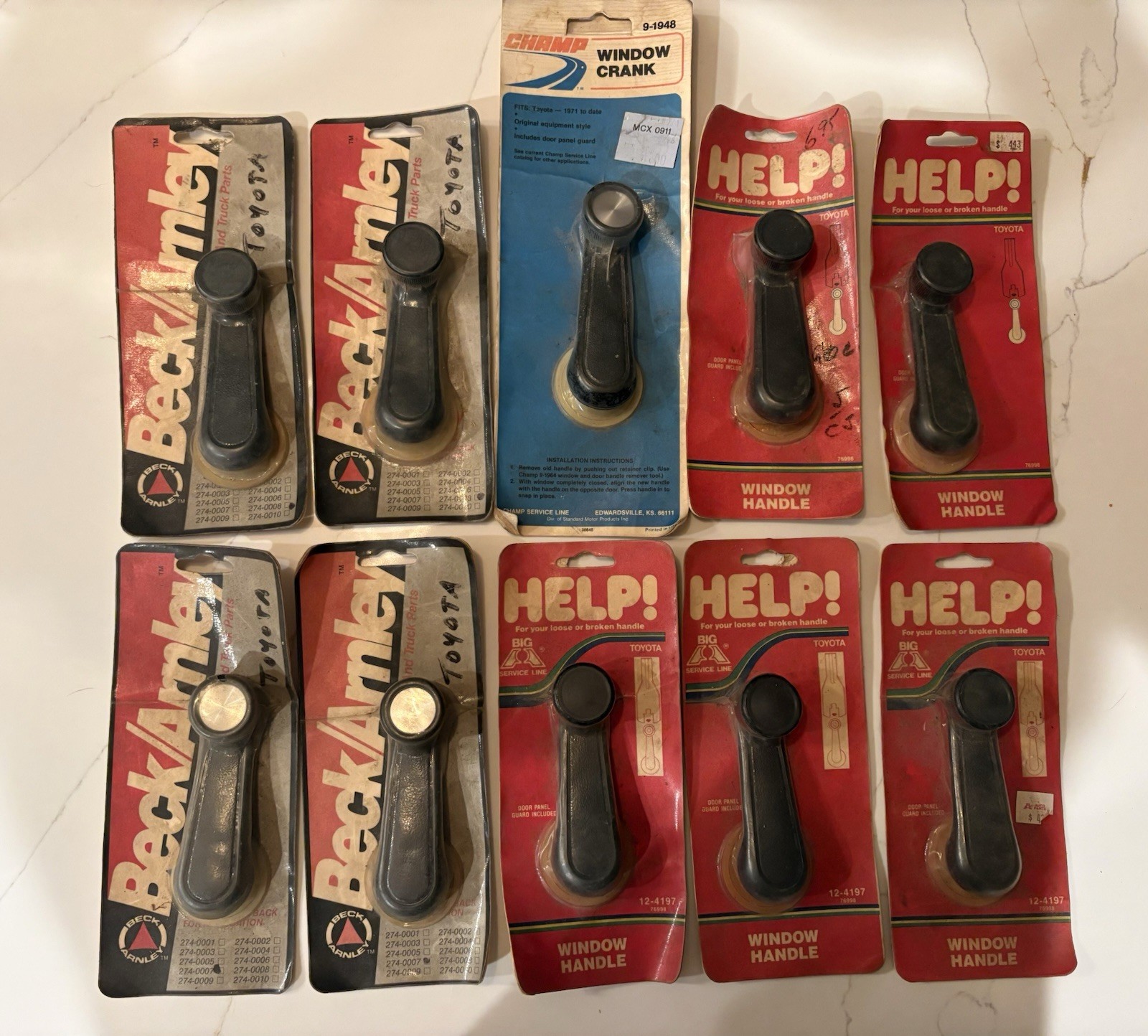 Lot of 10 NOS Toyota Pickup Hilux Corolla Window Crank Handles Lot of 10 NOS Toyota Pickup Hilux Corolla Window Crank Handles