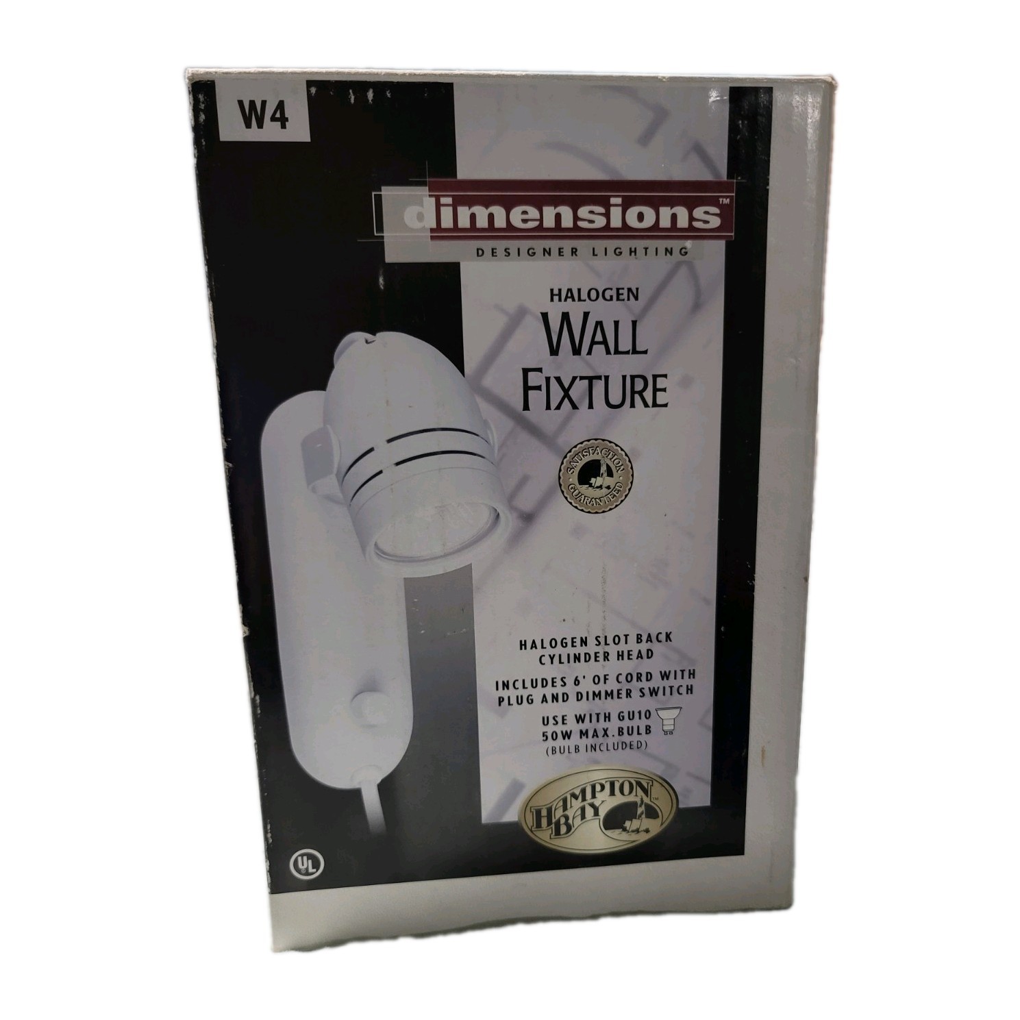 Hampton Bay Dimensions Halogen Light wall fixture With Dimmer W4 20 Watt Hampton Bay Dimensions Halogen Light wall fixture With Dimmer W4 20 Watt