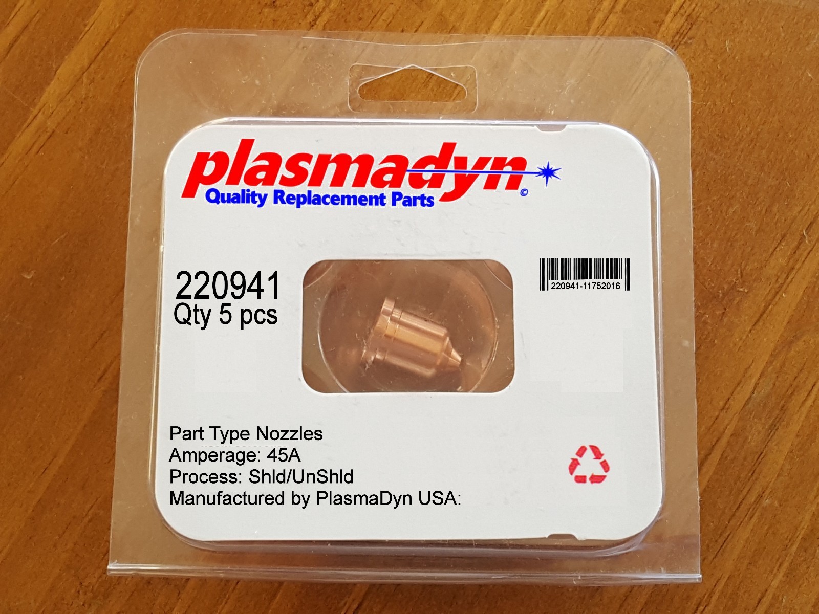 10pc x 220941 - 45A Nozzles - Mfg & Sold by PlasmaDyn - no knockoff *JUNK* here