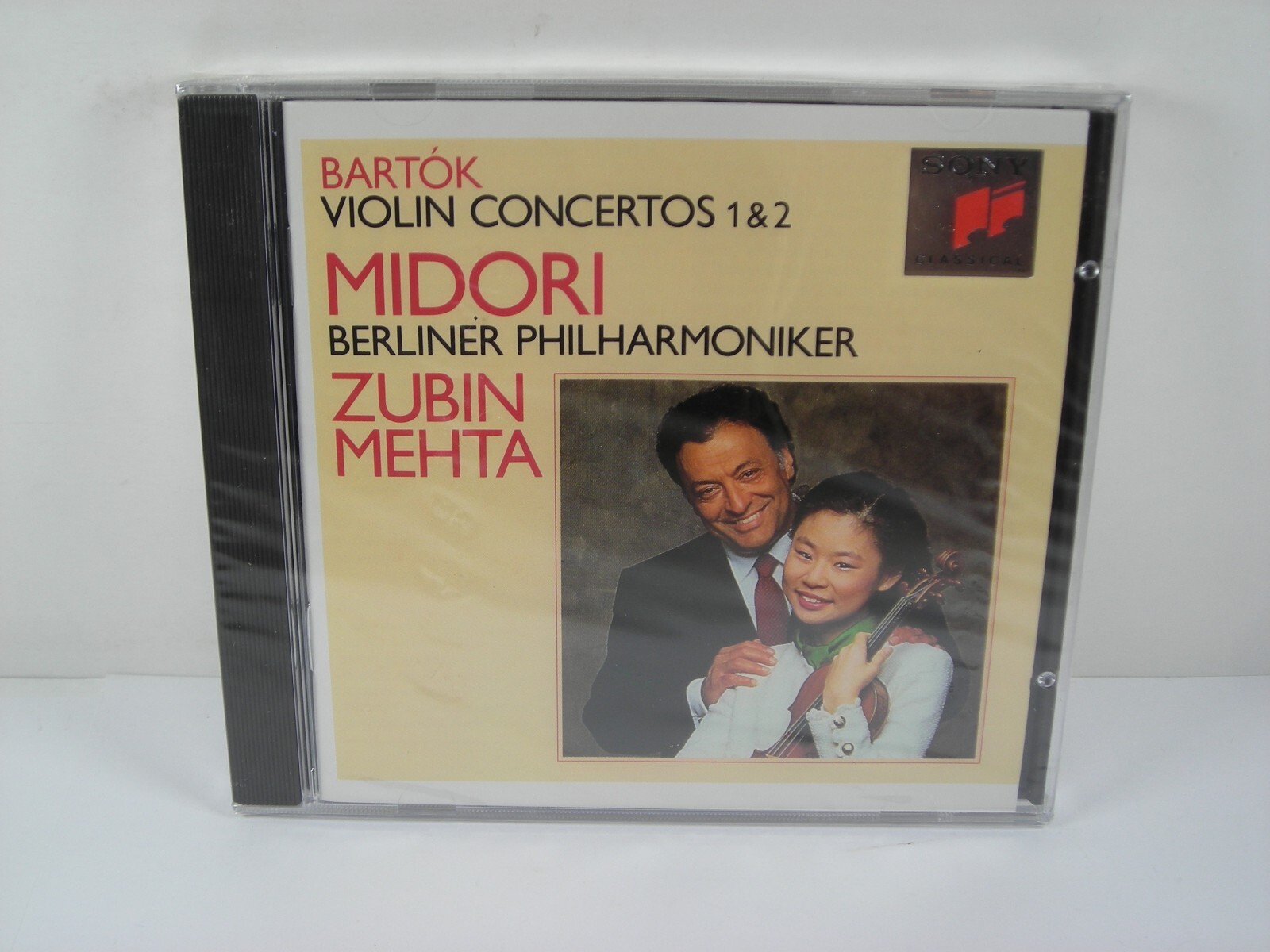 BARTOK Violin Concertos 1 & 2 ZUBIN MEHTA MIDORI CD 1990 Sony New Sealed BARTOK Violin Concertos 1 & 2 ZUBIN MEHTA MIDORI CD 1990 Sony New Sealed