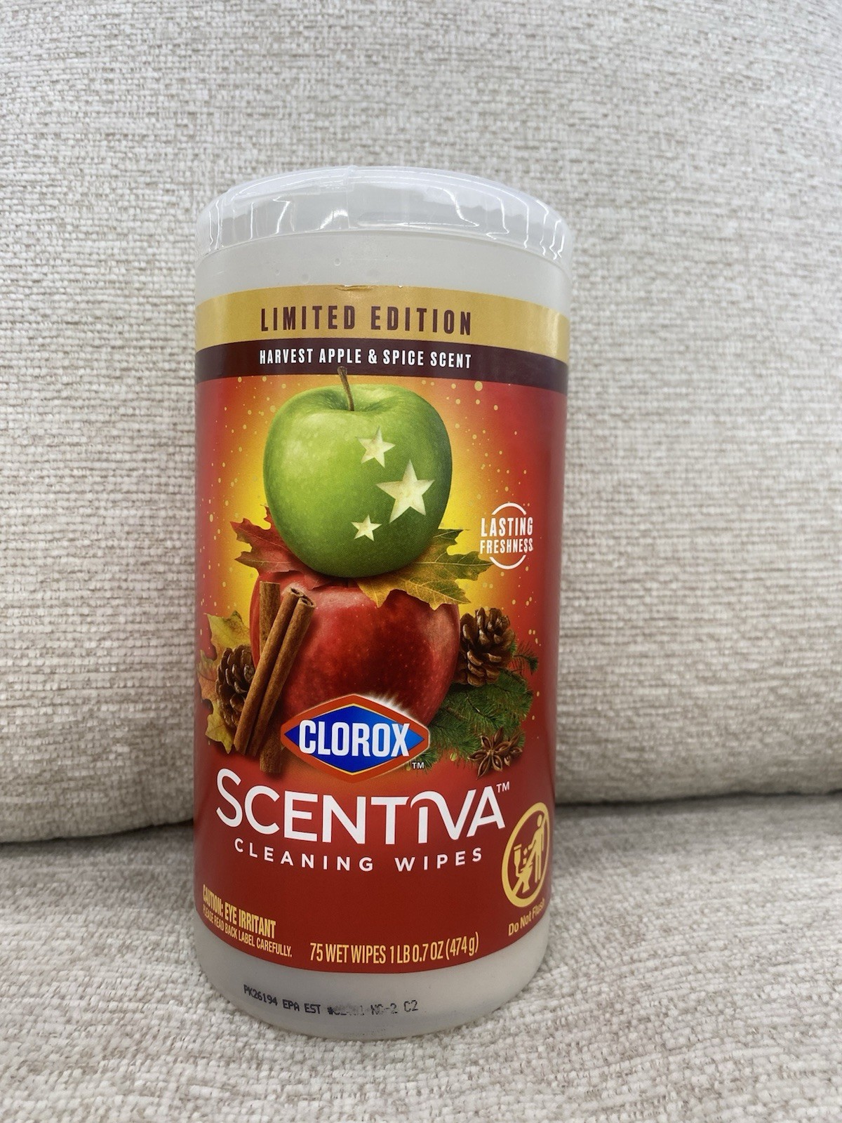 NEW Clorox Scentiva Harvest Apple & Spice Wipes Limited Edition Fall Scent NEW Clorox Scentiva Harvest Apple & Spice Wipes Limited Edition Fall Scent