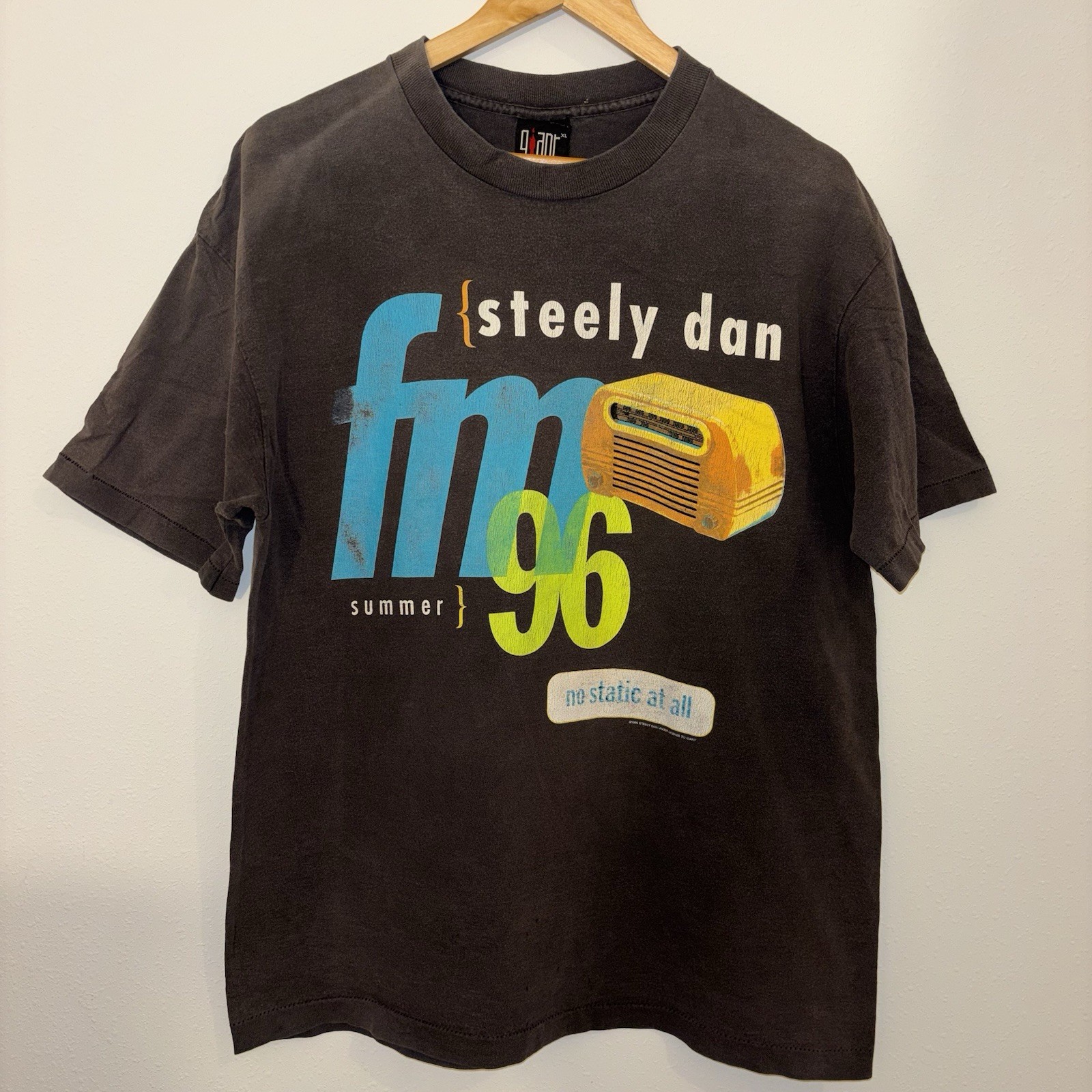 Vintage 1996 Steely Dan FM Summer Tour Shirt Mens XL Giant Tag Single Stitch 