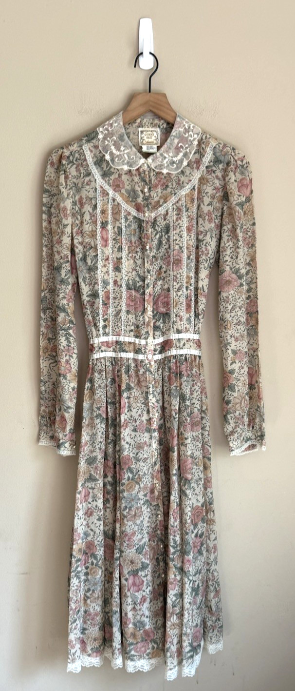 Vintage Dress Gunne Sax McClintock Prairie Floral Boho Womens Size Small Medium Vintage Dress Gunne Sax McClintock Prairie Floral Boho Womens Size Small Medium