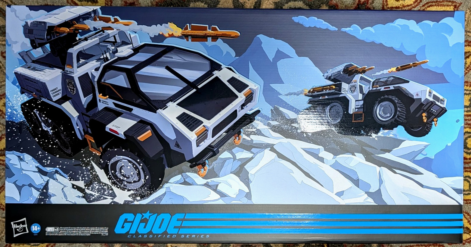 GI Joe Classified Haslab SNOW CAT Vehicle Only - No Figures No Bivouac - NEW