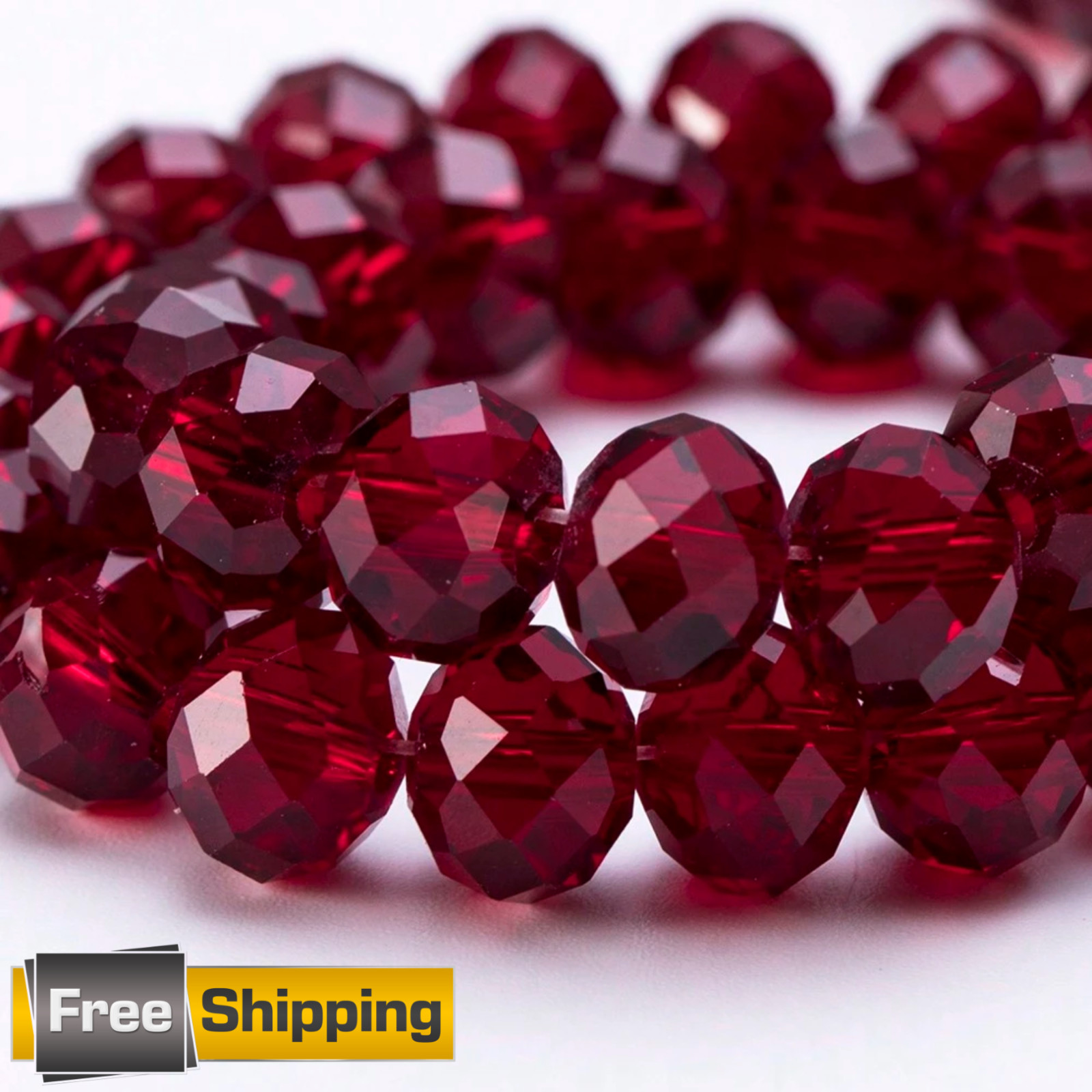 60pcs Faceted Crystal Beads Clear 8mm Glass Bead for DIY Bracelet Jewelry Making 60pcs Faceted Crystal Beads Clear 8mm Glass Bead for DIY Bracelet Jewelry Making