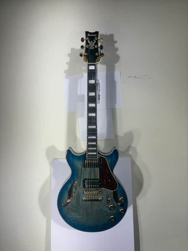 Ibanez AM93QA-JBB Artcore Expressionist Semi-Hollow Electric Guitar - In-House A