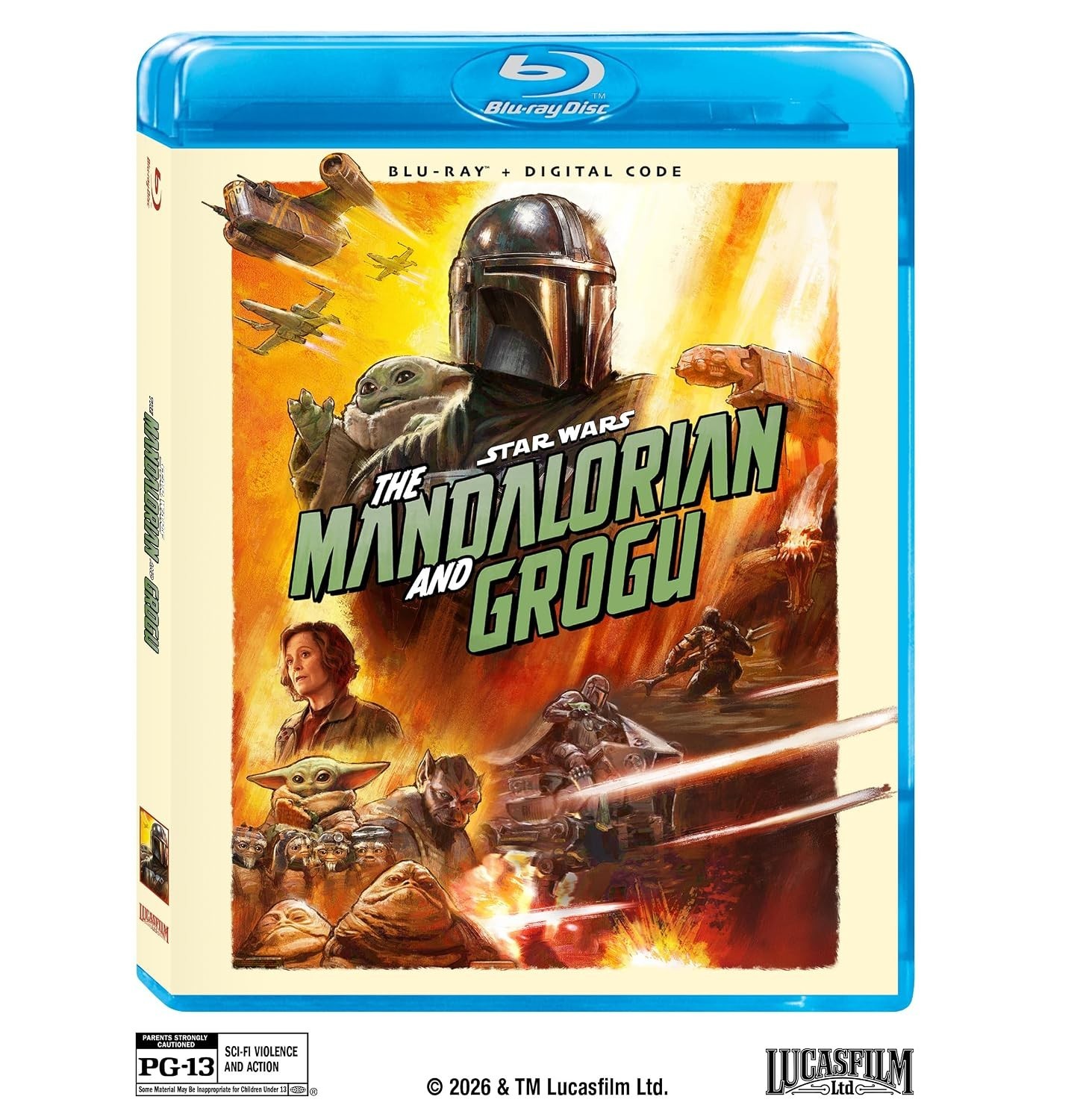 The Mandalorian And Grogu (Blu-ray +Digital Code, 2026) New Release