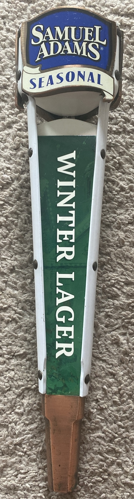 Samuel Adams Seasonal Winter Lager Draft Beer Tap Handle 13\