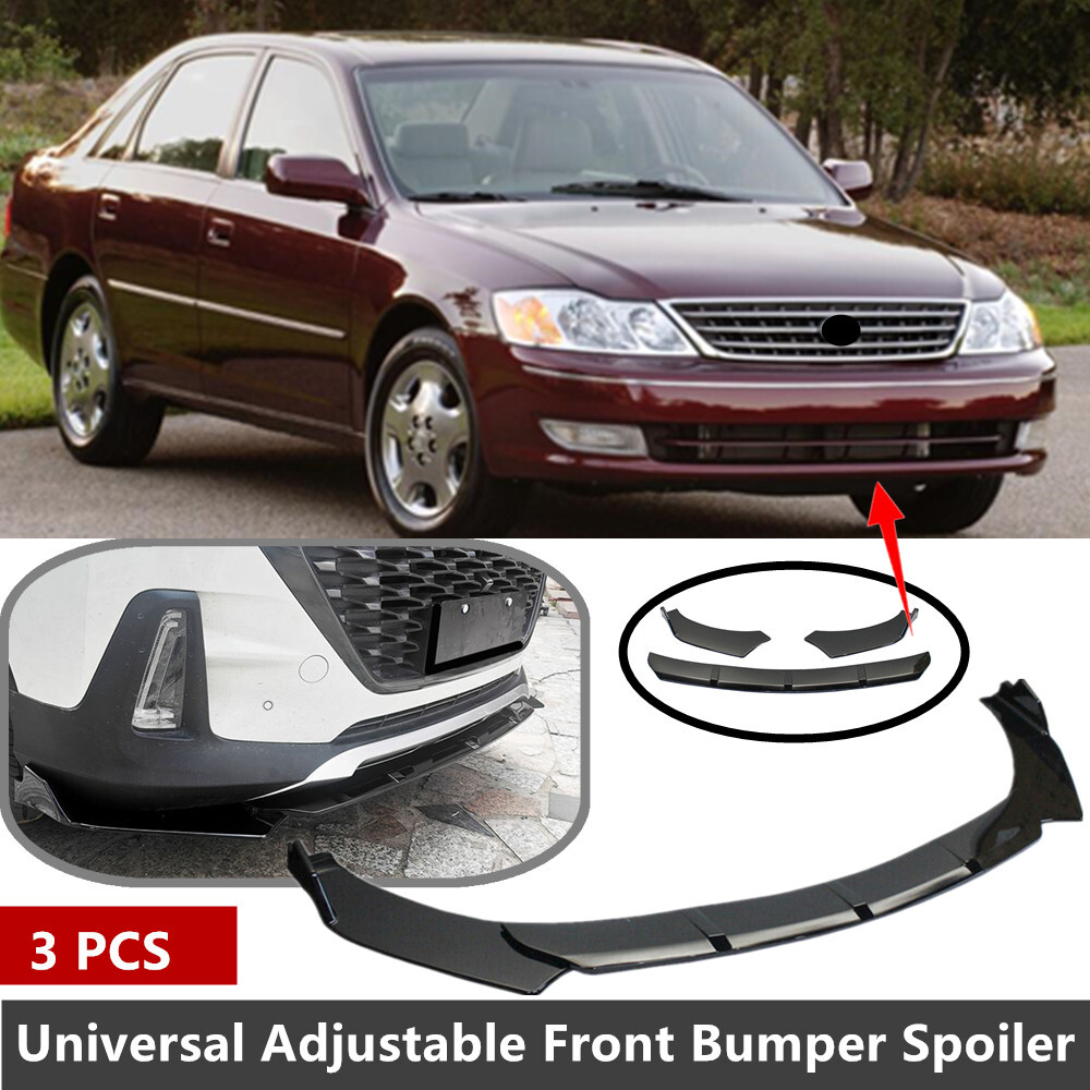 Add-on Universal Fit For 2000-04 Toyota Avalon Front Bumper Lip Spoiler Splitter