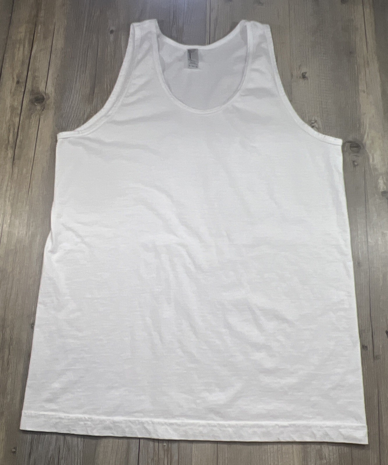NWOT American Apparel 100% Cotton White Tank Top Medium