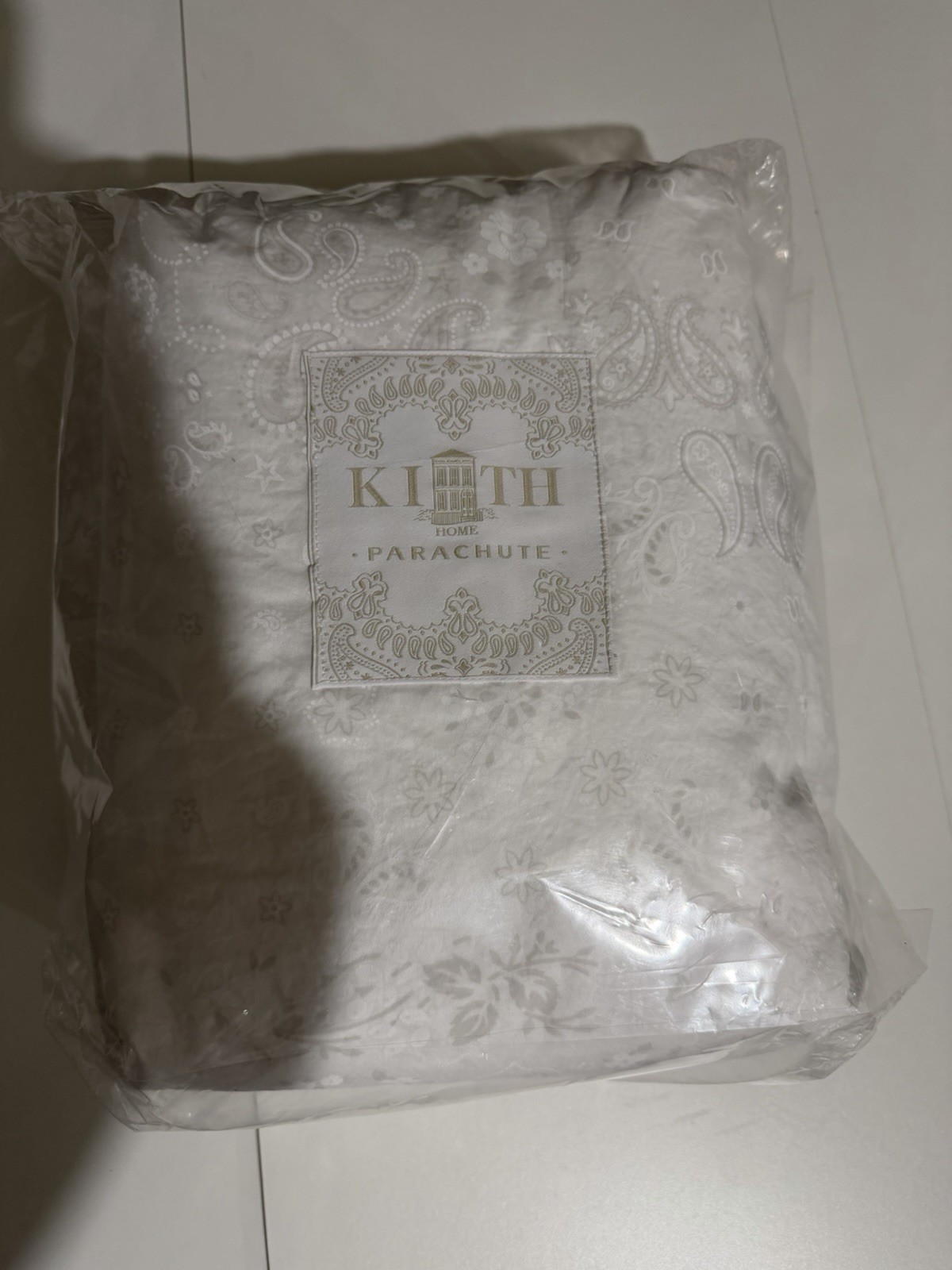 Kith x Parachute Percale Bedding Set White King Paisley Brand New/Sealed