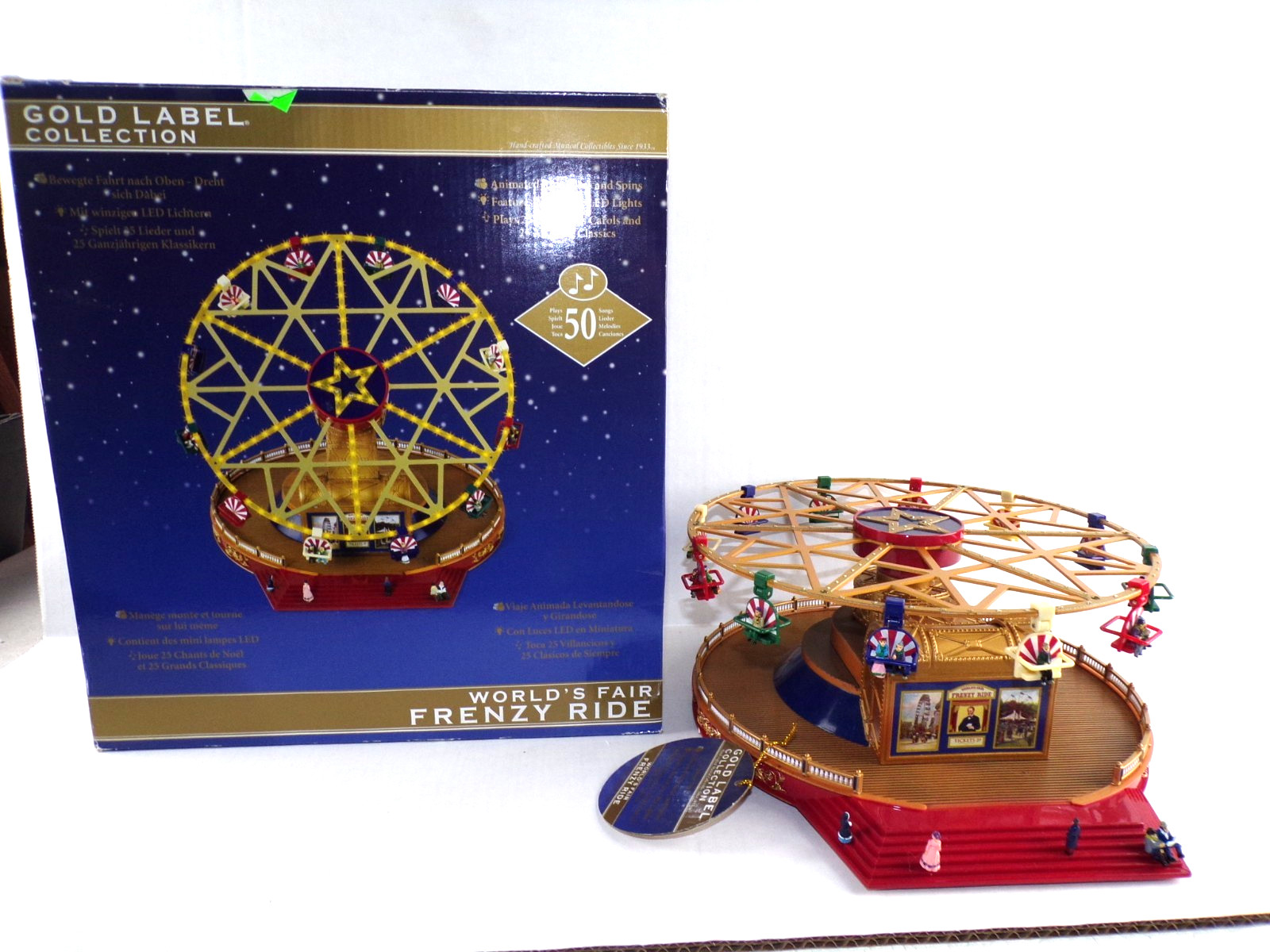 RARE 2010 MR CHRISTMAS GOLD LABEL COLLECTION WORLDS FAIR FRENZY RIDE. Mint RARE 2010 MR CHRISTMAS GOLD LABEL COLLECTION WORLDS FAIR FRENZY RIDE. Mint