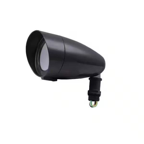 Commercial Electric LED Metal Landscape Light in Soft White - 550 Lumens Commercial Electric LED Metal Landscape Light in Soft White - 550 Lumens